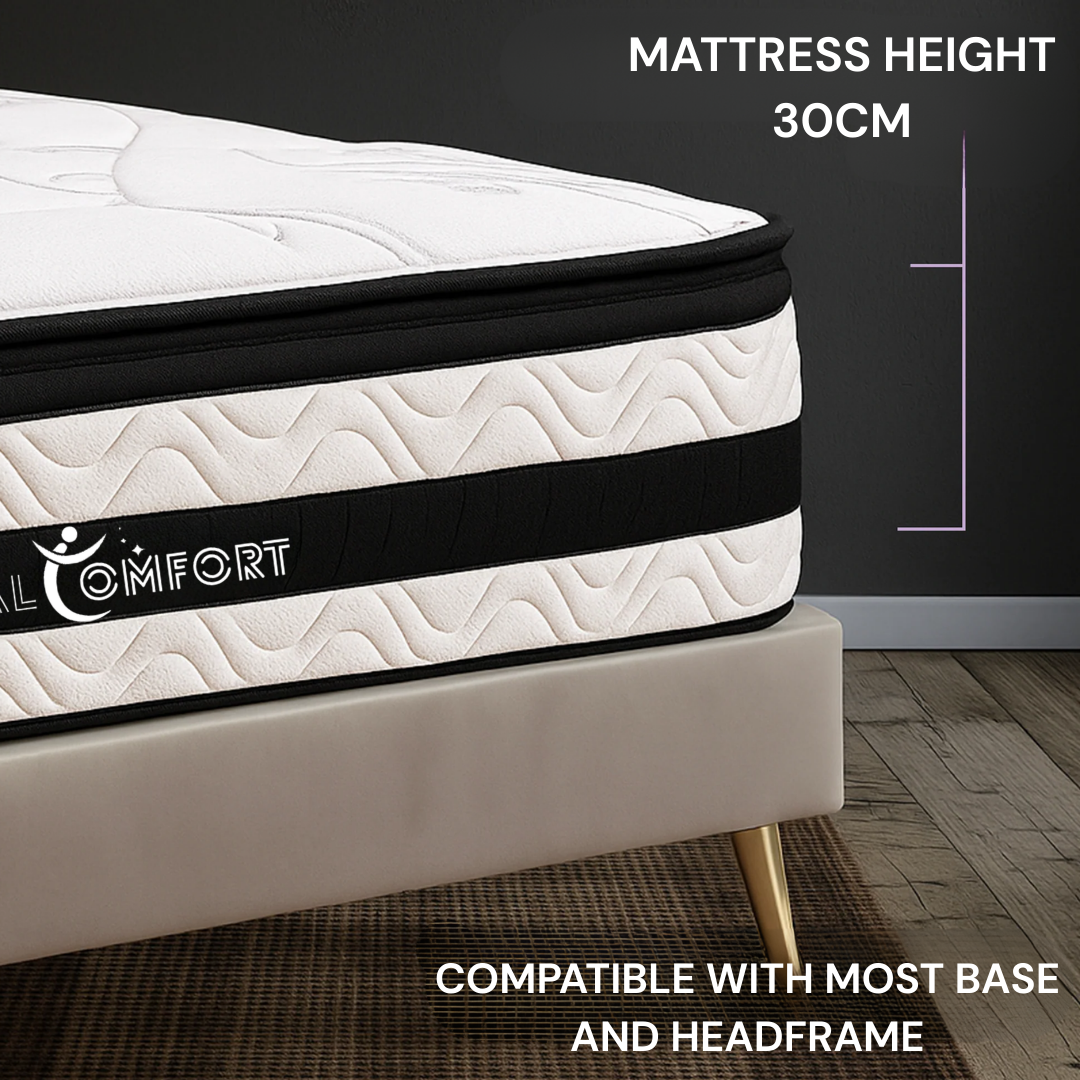 Athens | Memory Foam Mattress | Euro Top Layer | Luxury Pocket Spring Mattress
