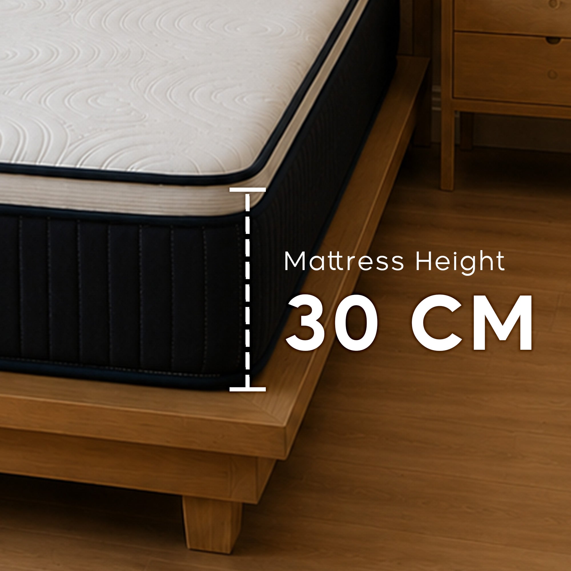 Celestia Luxury Hybrid Gel Memory Foam Mattress with Cooling Fabric