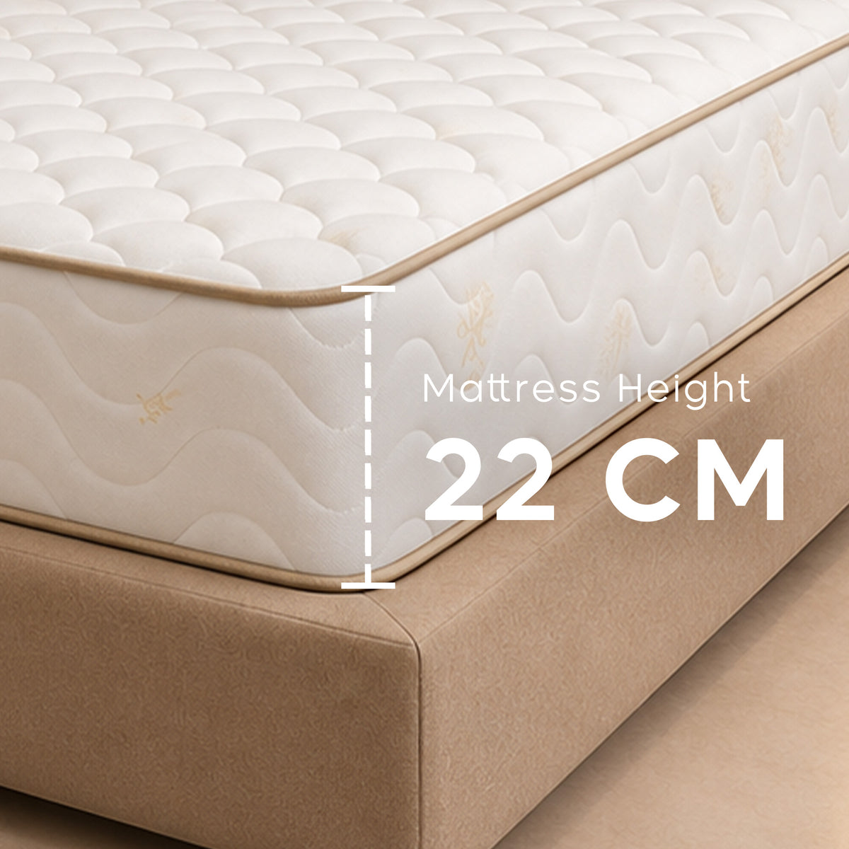 Coozzy Reversible Bonnell Spring Mattress with Edge Support