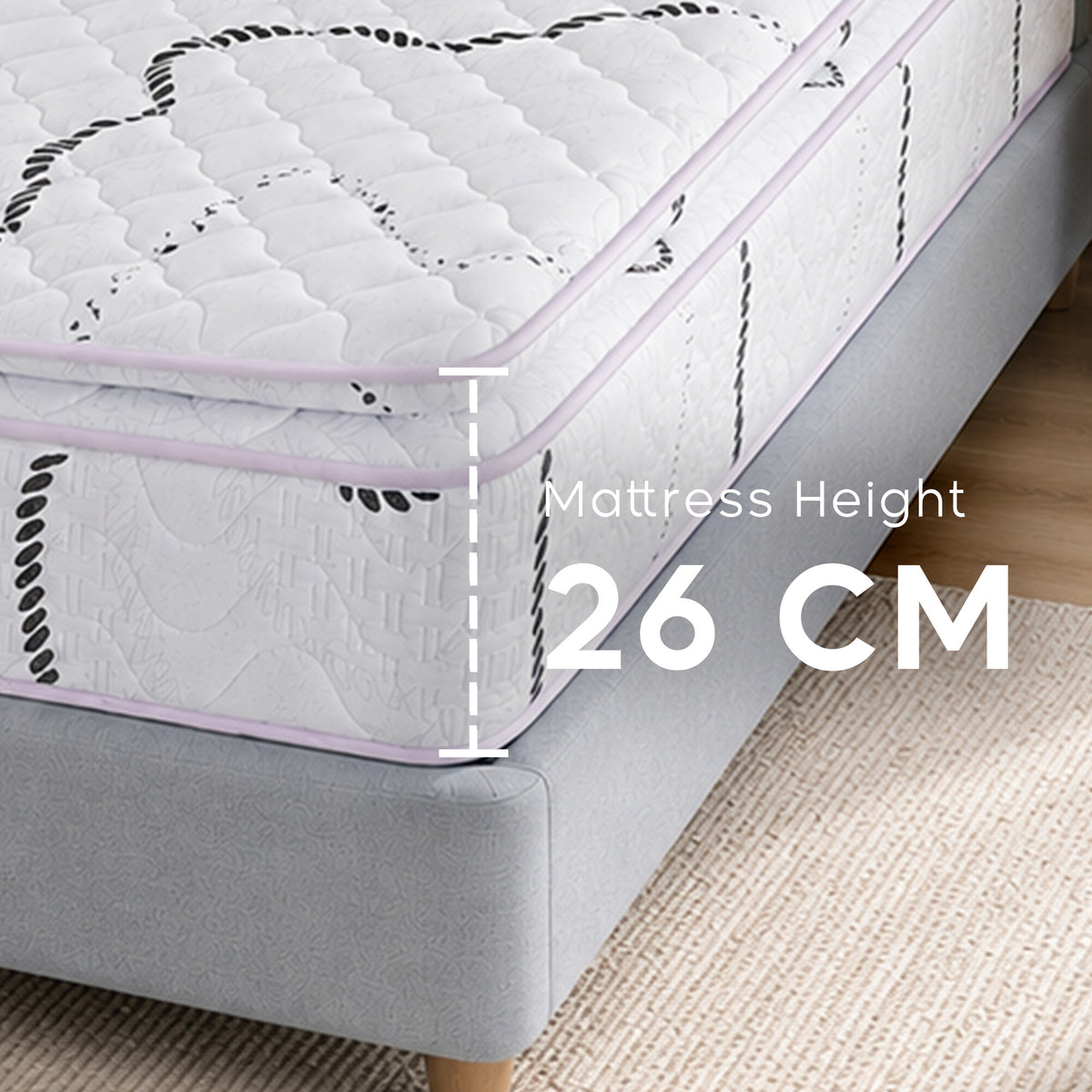 Asra Luxury Pillow Top Bonnell Spring Mattress
