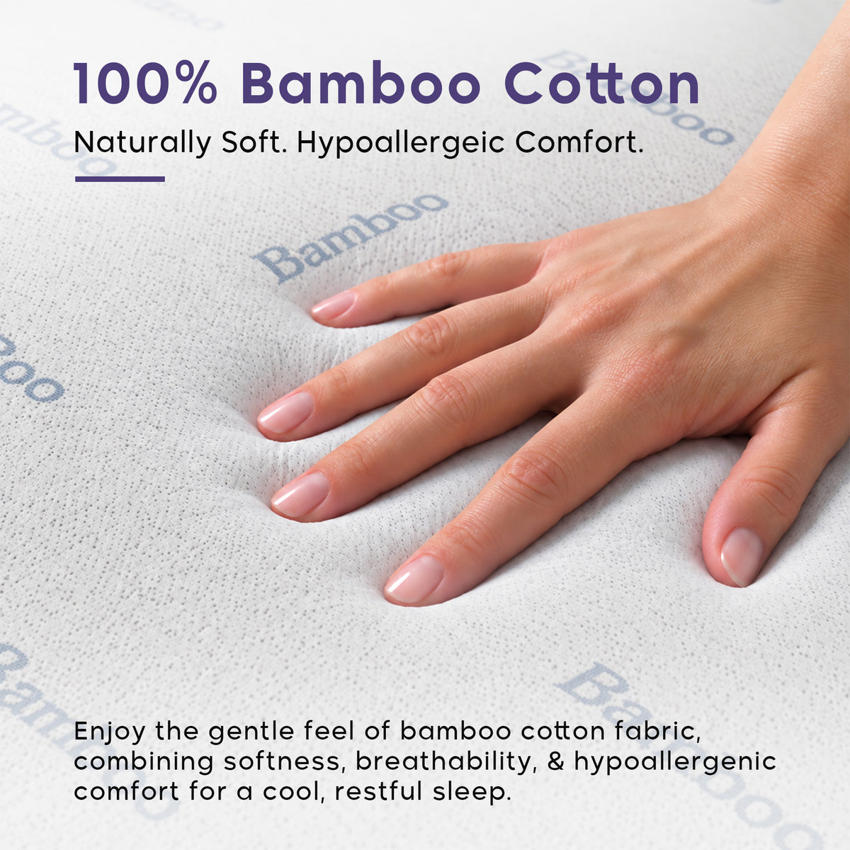 Fauna 7-Zone Natural Organic Latex Foam Mattress with Bamboo Fabric