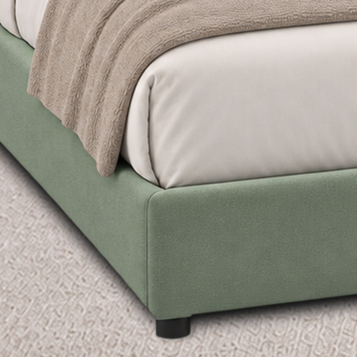 Haven Sage Green Arched Bed Frame