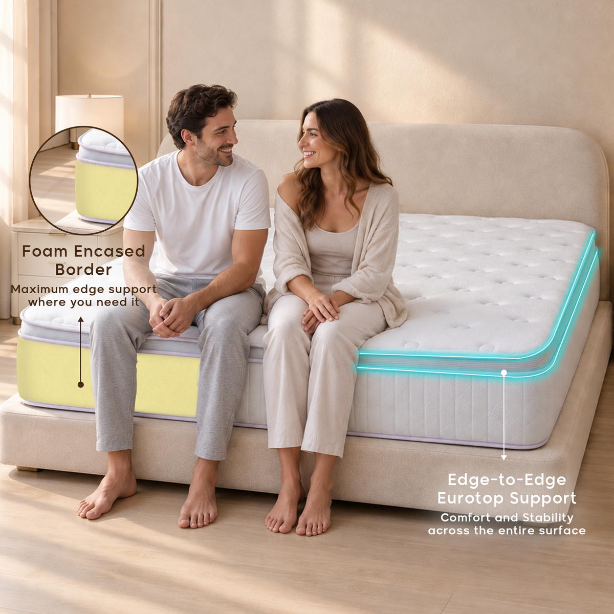 Wild Latex Hybrid Mattress | 7-Zone Organic Latex Support