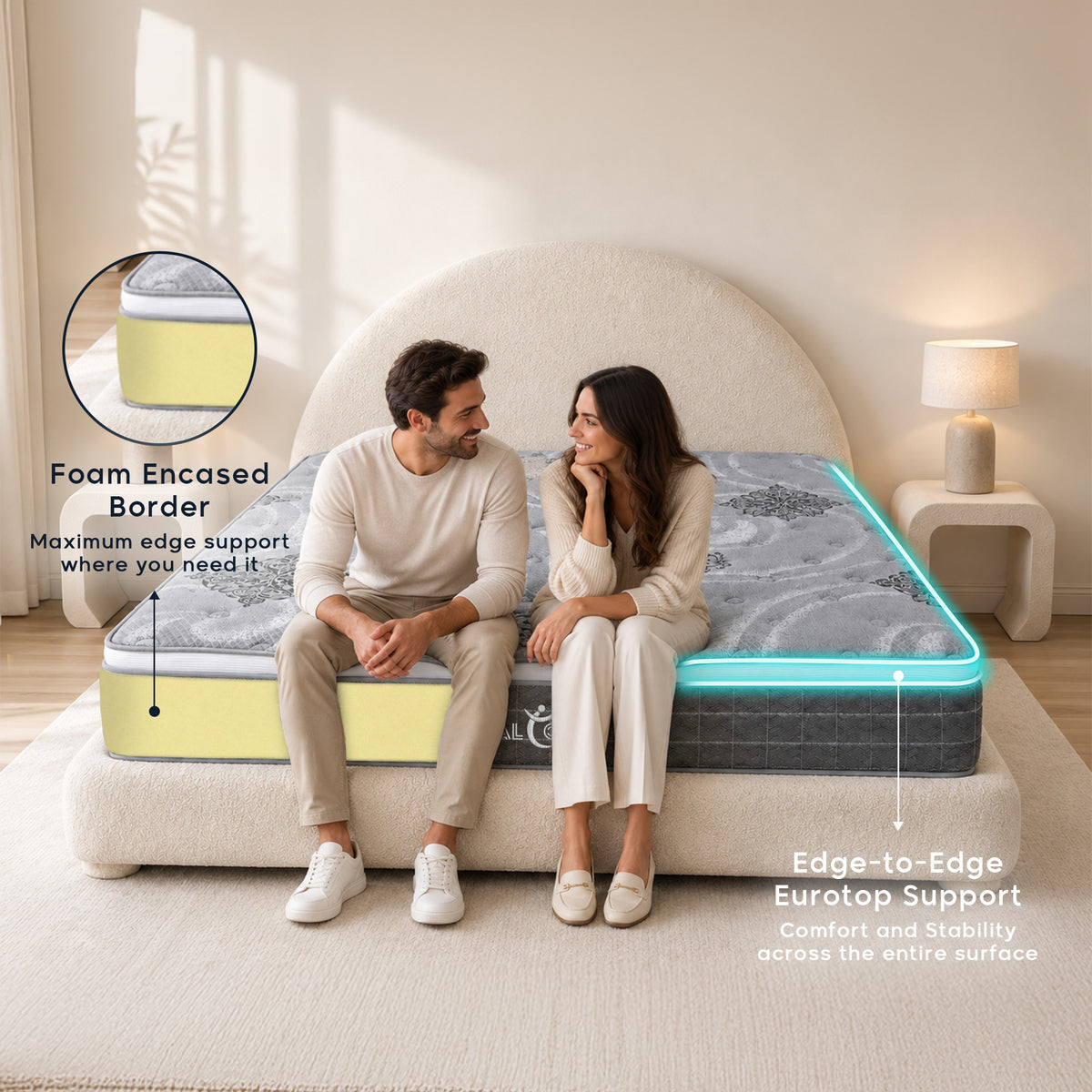 Zephyr Luxury Hybrid Memory Foam Mattress