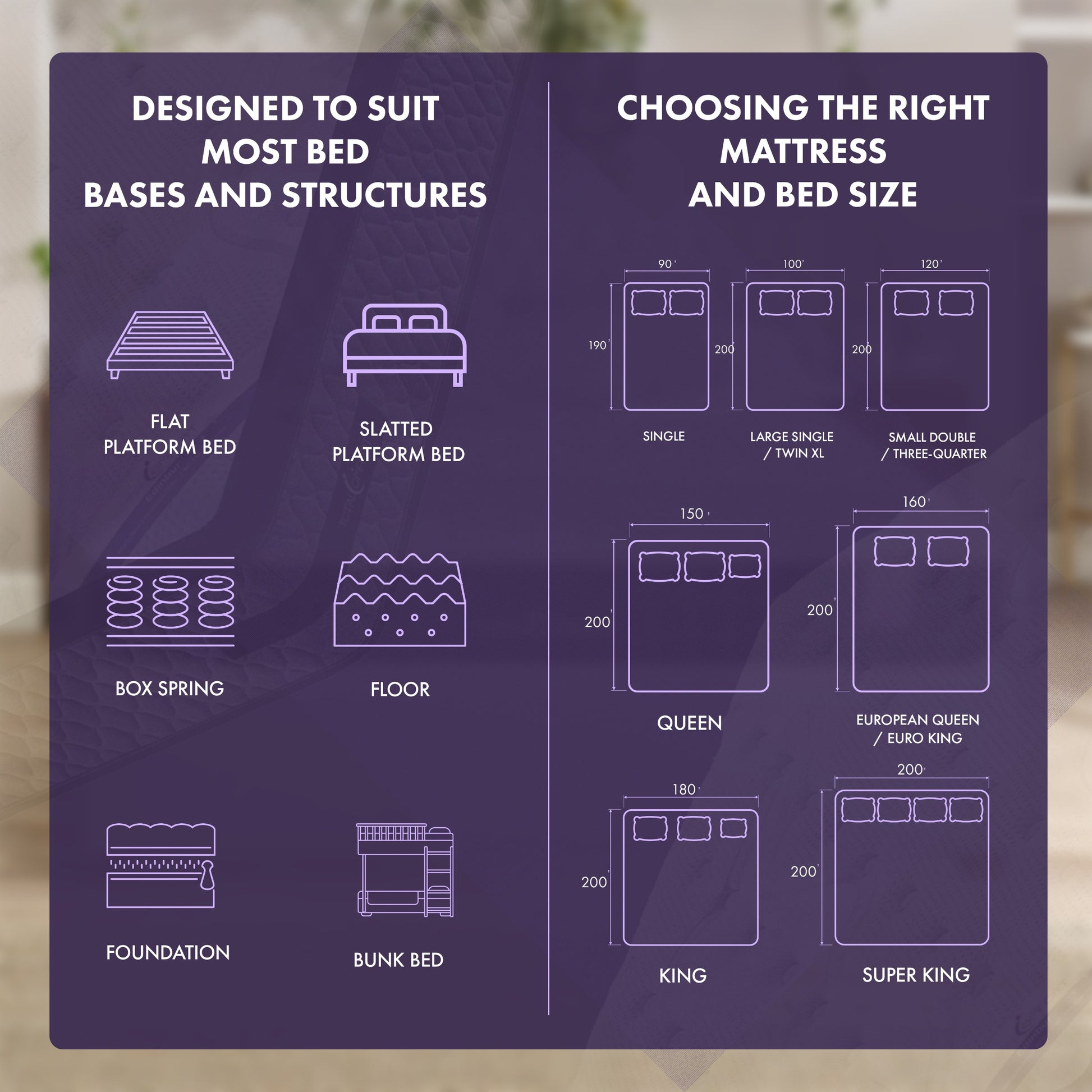 select perfect mattress size