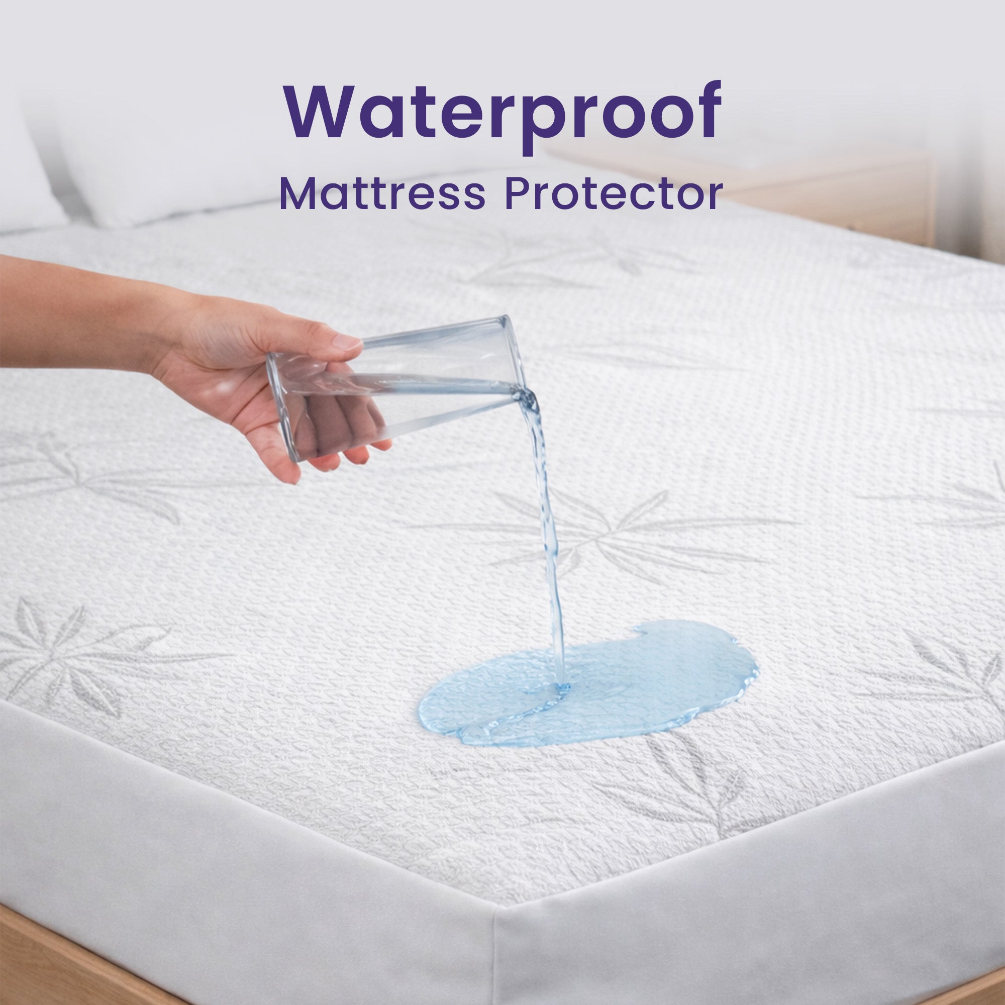 Premium Waterproof Bamboo Mattress Protector
