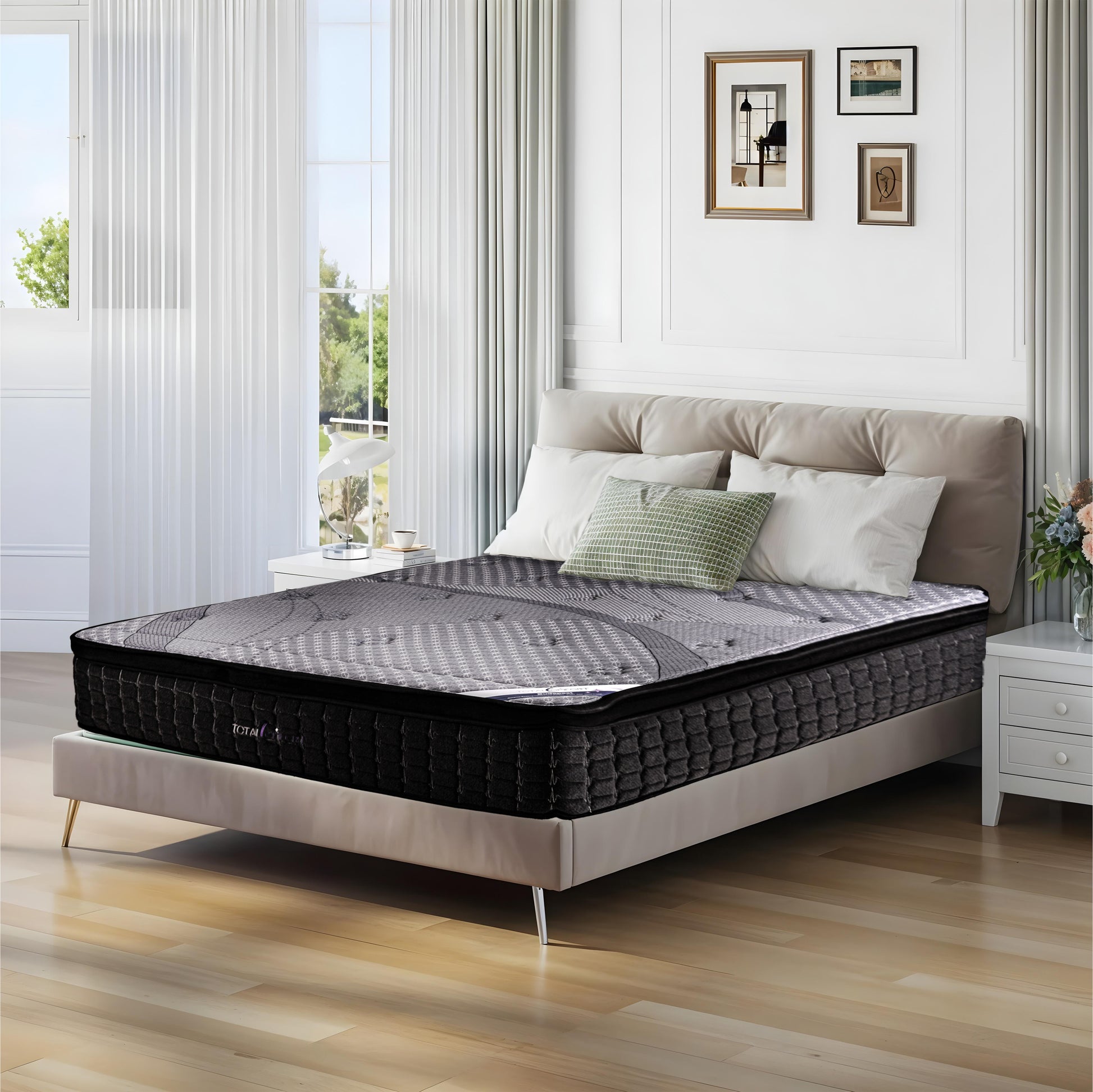 Budapest Mattress  | Latex EuroTop Layer | 5-Zone Pocket Spring