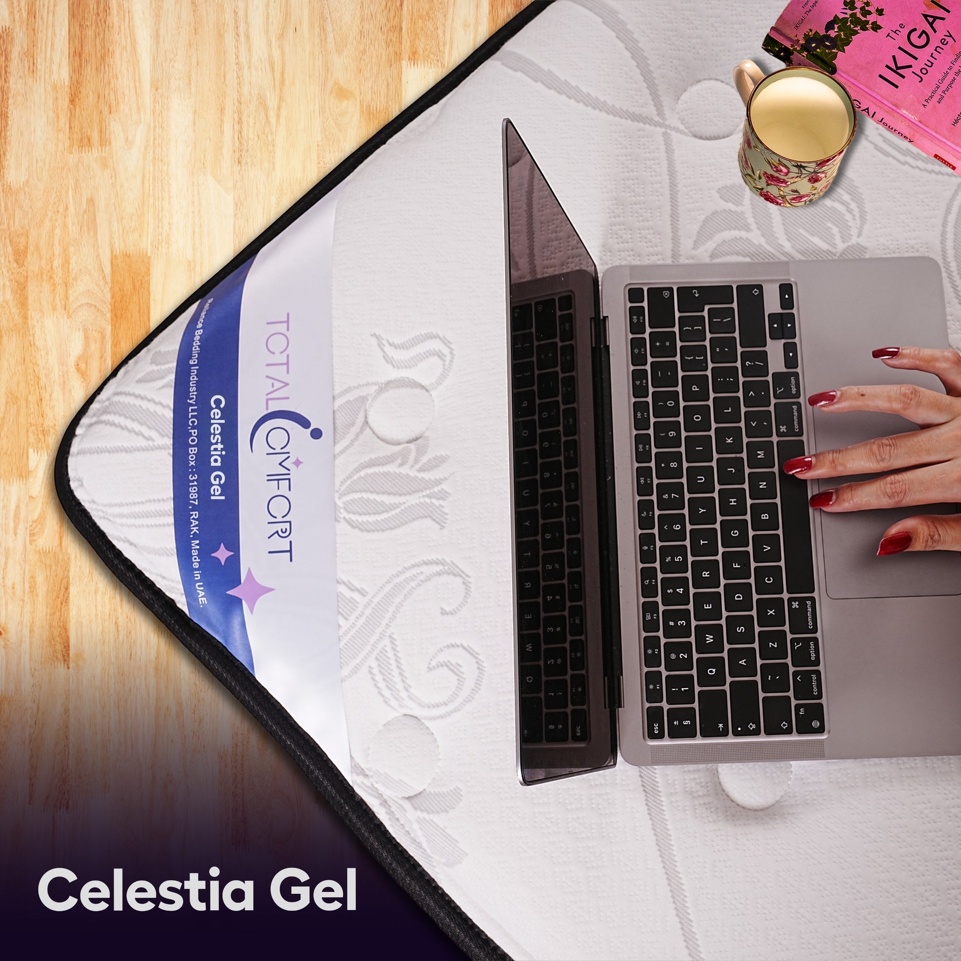 celestia cool gel foam mattress mattress top image