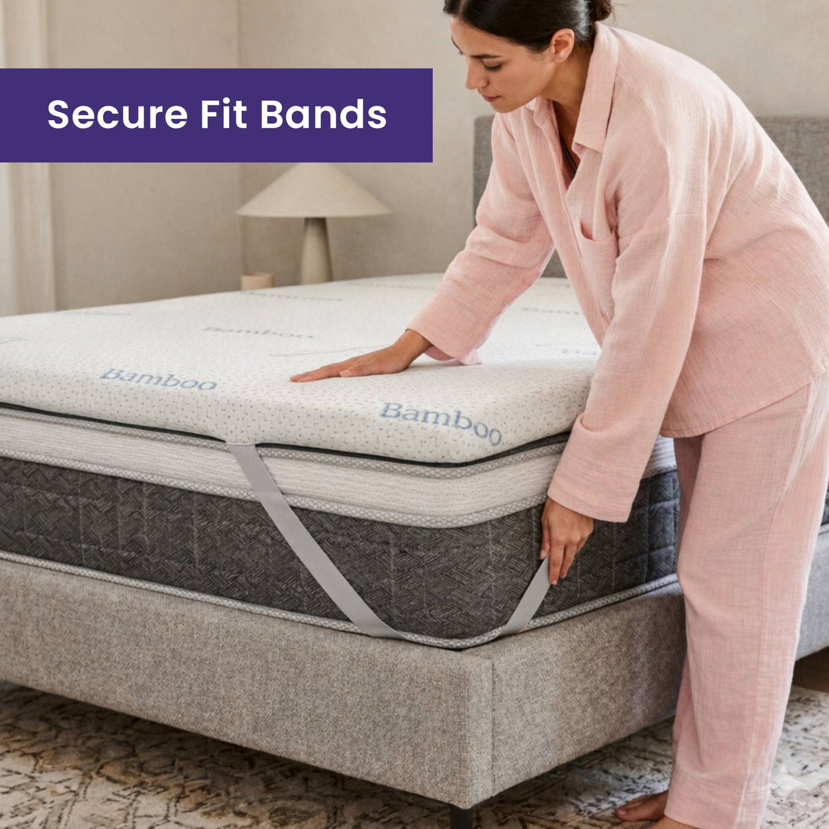 Ceres 7-Zone Natural Organic Latex Mattress Topper - 5cm Thick
