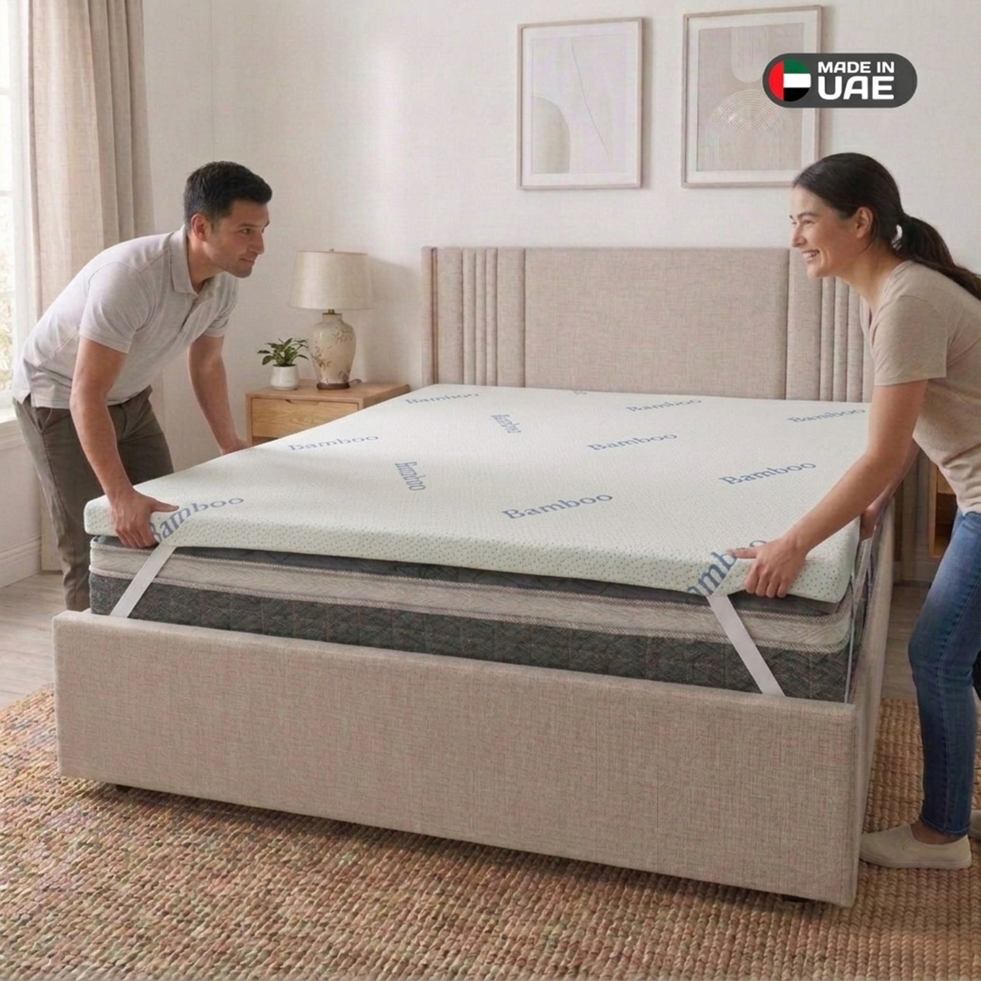 Natural Organic Latex Mattress Topper - 5cm Thick