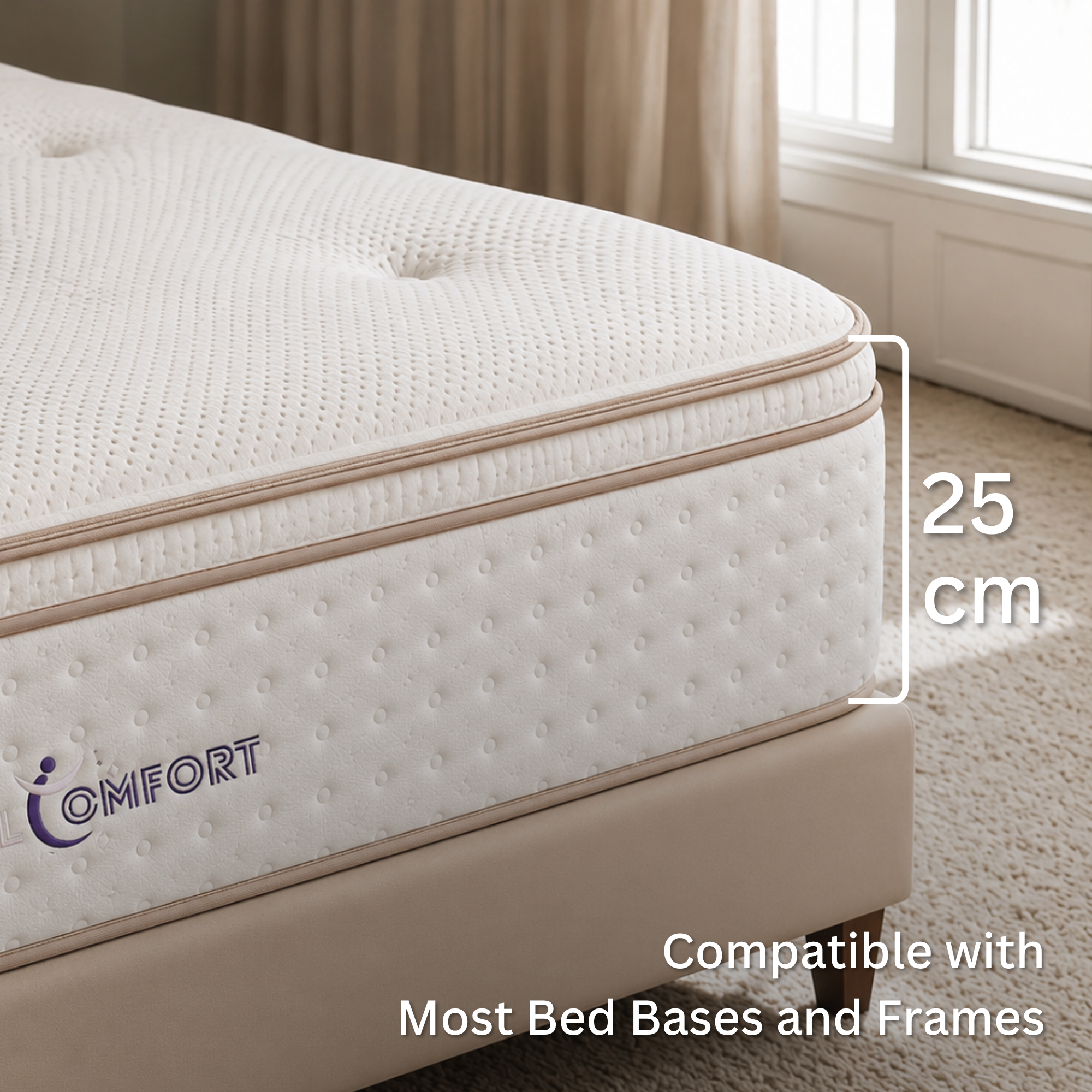 Wellington 3-Zone Pocket Spring Mattress | Zonal Ortho Design