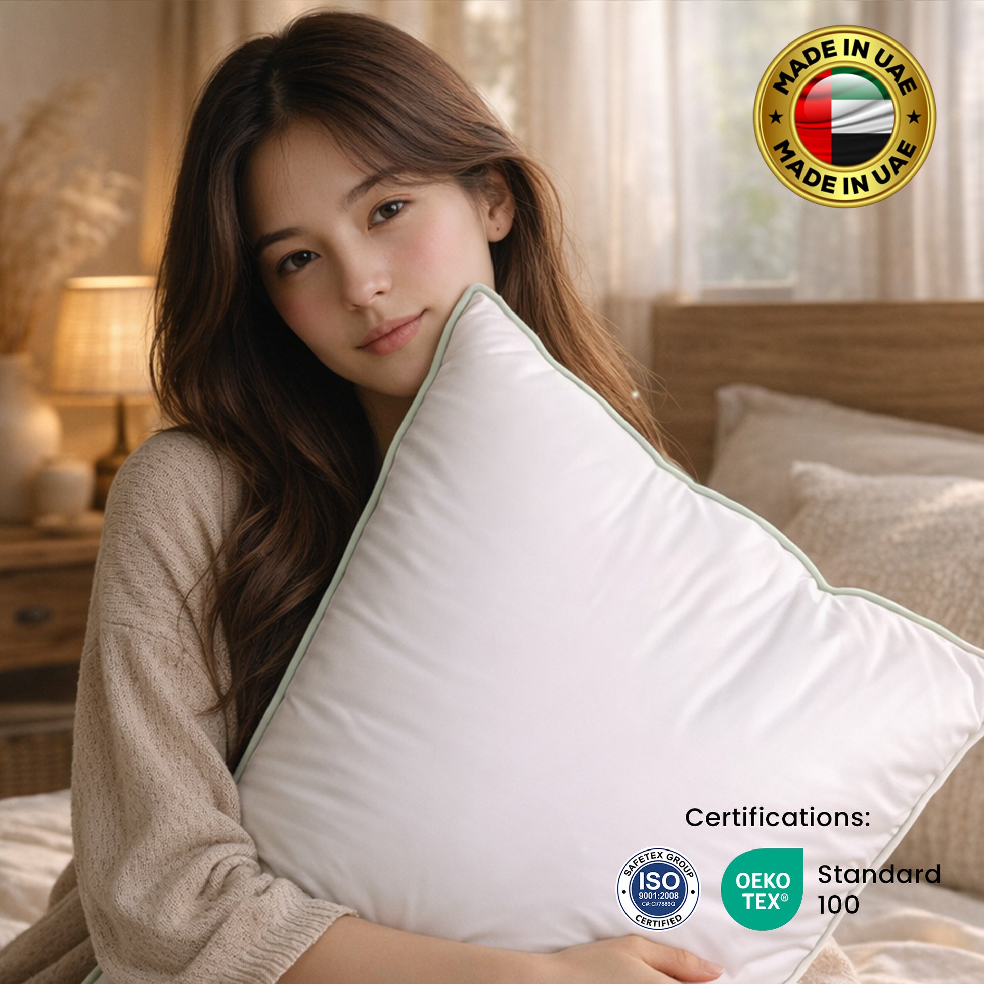 Certified Pillow for the bed in UAE