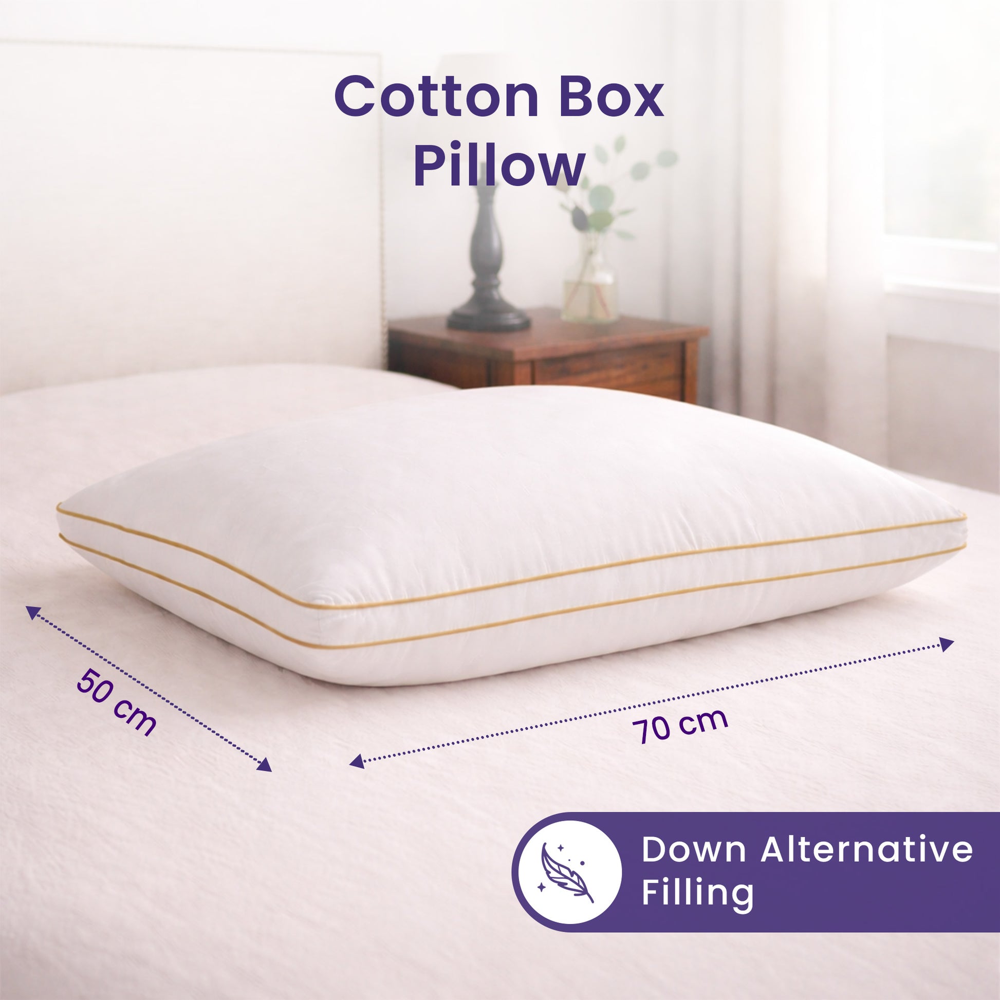 perfect-sized bed pillows in Dubai