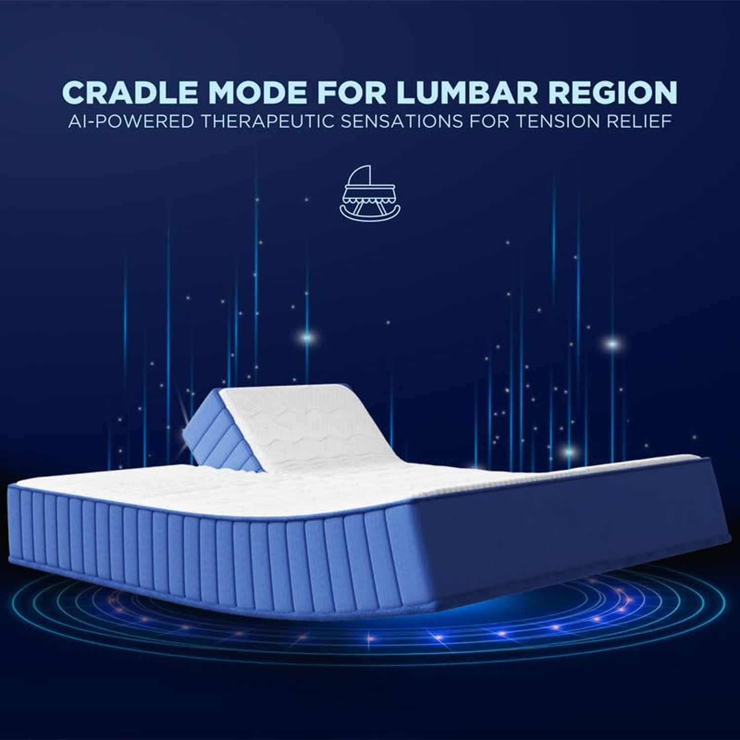 REVO AI cradle mode zero gravity adjustable bed Dubai UAE