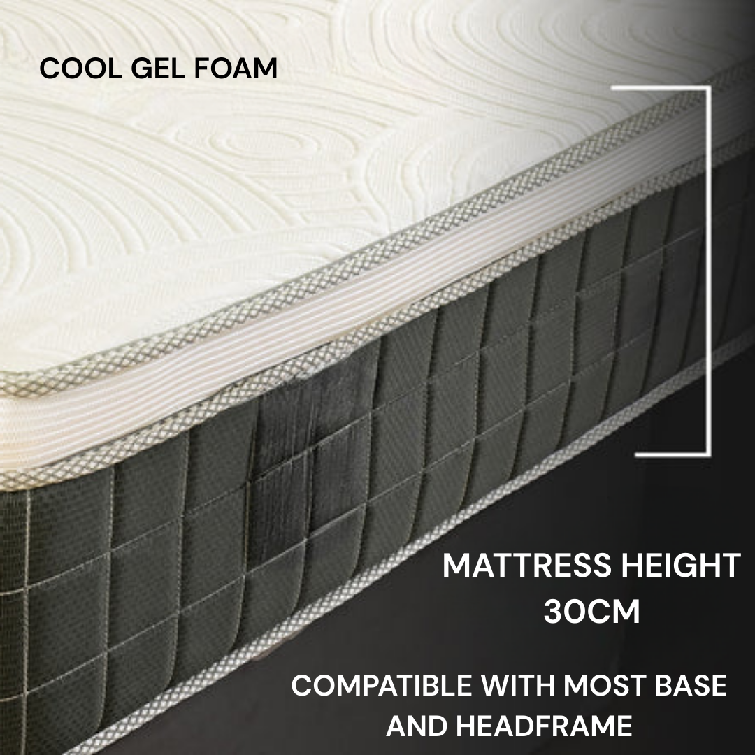 Celestia Gel I Cool Gel Memory Foam I Pocket Spring Mattress