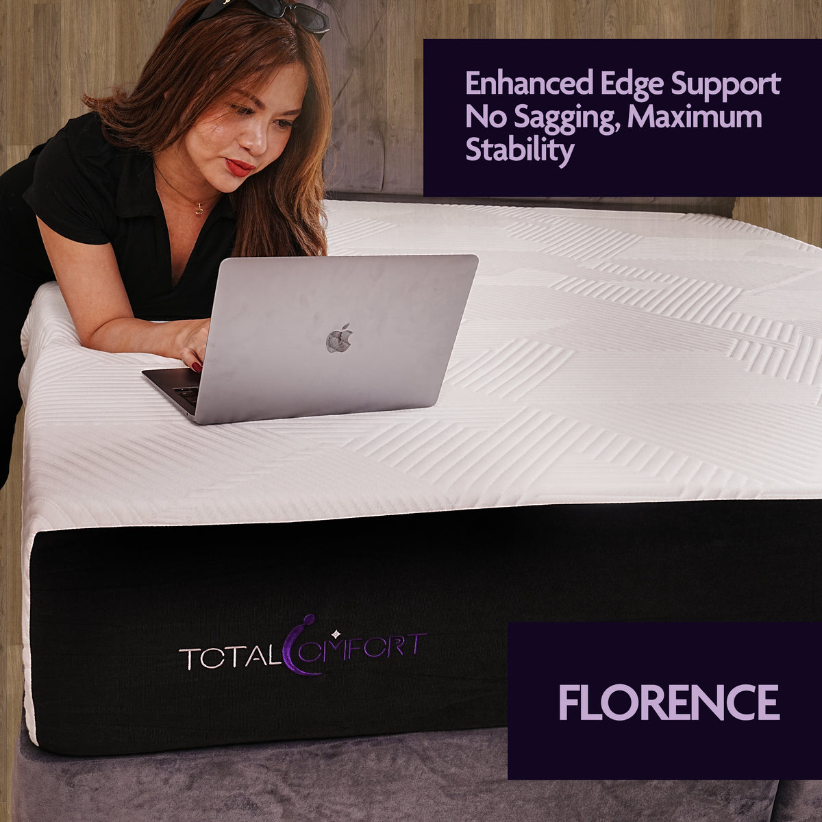 Florence Memory Foam Mattress Front View 