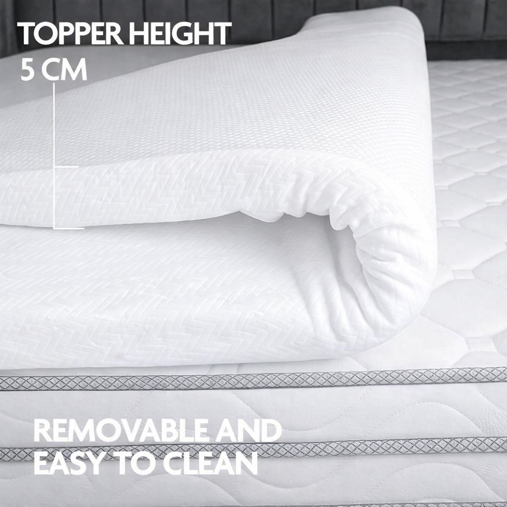 Adaptive Foam Mattress Topper – 5 cm Thick